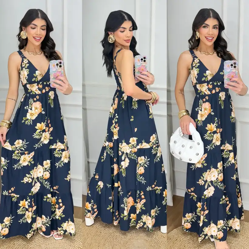 Vestido Maxi Floral III