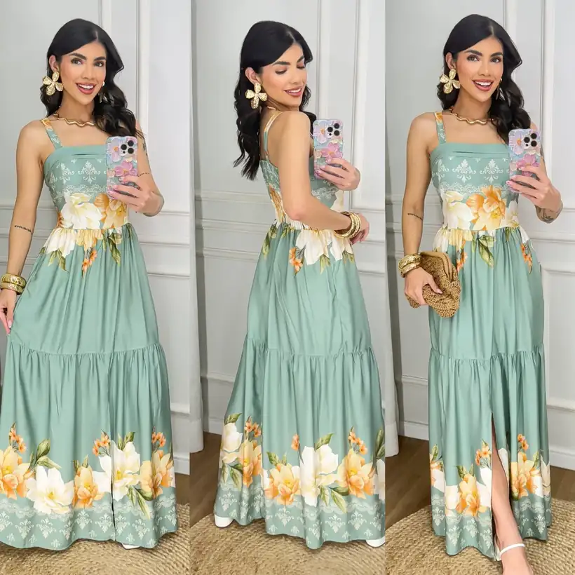 Vestido Floral Maxi II