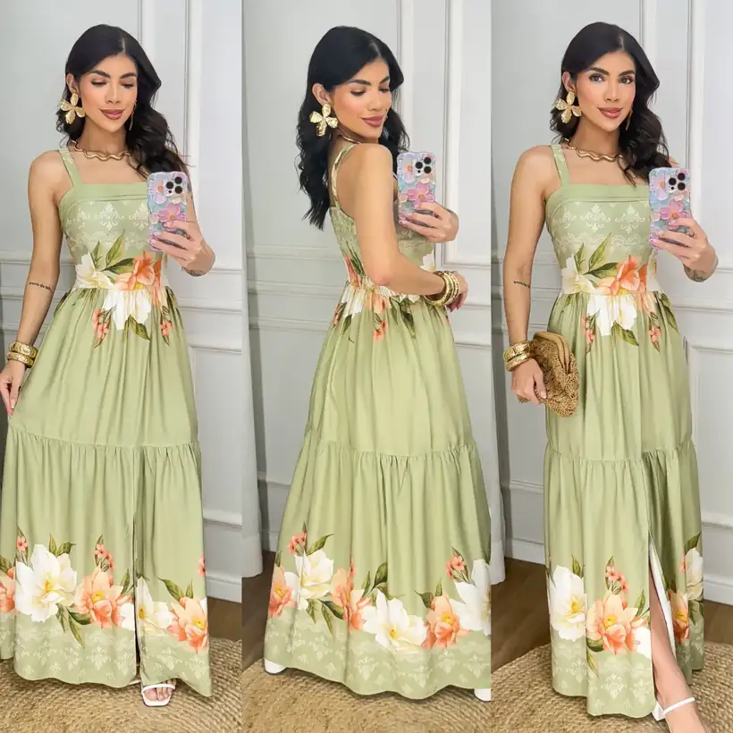 Vestido Maxi Floral IV